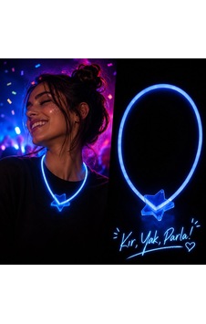 Go İthalat Fosforlu Yıldız Parti Kolyesi Neon Işıklı Kolye Mavi Renk 0 - 99 Go İthalat Fosforlu Yıldız Parti Kolyesi Neon Işıklı Kolye Mavi Renk 0 - 99