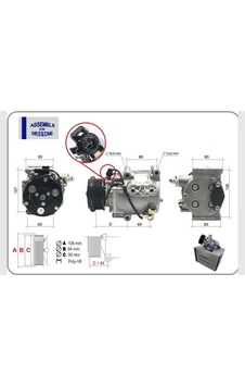 Klima - 477 - Kompresörü Sıfır Ürün Ford Fiesta V 02-08 Focus I98-04 Fusion 02-12 Transit Connect 02-09 - Dpmıx-hb - 1. 8 Klima - 477 - Kompresörü Sıfır Ürün Ford Fiesta V 02-08 Focus I98-04 Fusion 02-12 Transit Connect 02-09 - Dpmıx-hb - 1. 8
