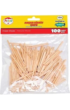Mas Mileo 1836 Ahşap Çubuk - Kibrit Çöpü 2 X 2 X 50 Mm - Naturel