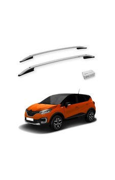 Turtle Renault Captur J87 2013-2019 Tavan Çıtası Crown Gri