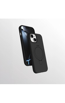 Apple iPhone Uyumlu 15 Kılıf M-safe Şarj Özellikli Standlı Zore Samara Kapak Çok Renkli