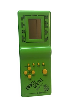 Yeşil El Atarisi Tetris Oyun Konsolu Brick Game 9999 Oyunlu