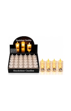24 Adet Büyük Boy Pilli Kristal Mika Led Mum Çap: 3.8cm Yükseklik: 9cm İ10-015 5570 Default 24 Adet Büyük Boy Pilli Kristal Mika Led Mum Çap: 3.8cm Yükseklik: 9cm İ10-015 5570 Default