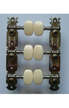 Maxtone Gm22n Klasik Gitar Burgu Seti - 3+3 Nikel Aksesuar/yedek Parça Beyaz Kelebek Başlıklı Standart Mekanizma, Naylon Tel Uyumu Ve Hassas Akort İmkanı Maxtone Gm22n Klasik Gitar Burgu Seti - 3+3 Nikel Aksesuar/yedek Parça Beyaz Kelebek Başlıklı Standart Mekanizma, Naylon Tel Uyumu Ve Hassas Akort İmkanı