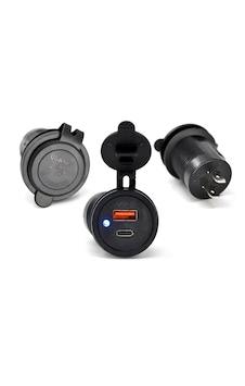 12v 24v Dc Usb 3,1a Type-c Pd Şarj Port Yuvarlak 12v 24v Dc Usb 3,1a Type-c Pd Şarj Port Yuvarlak