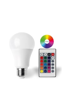 Rgb Led Ampul 10W 806 Lümen Ac-85-265V 16 Farklırenk Uzaktan K .
