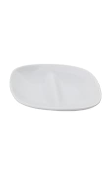 Porland Perspectıve Beyaz Bölmeli Sos Tabağı 14 CM Porland Perspectıve Beyaz Bölmeli Sos Tabağı 14 CM