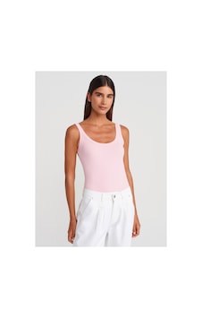 Dilvin 21053 Askılı Bodysuit Siyah