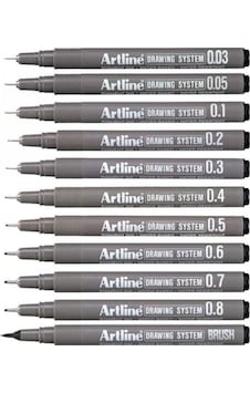 Drawing System Teknik Çizim Kalemi 11'li Tam Set-4 Drawing System Teknik Çizim Kalemi 11'li Tam Set-4