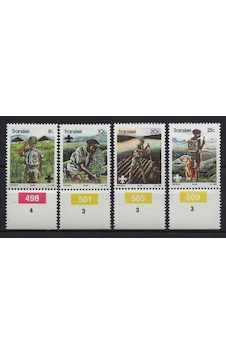 Güney Afrika Transkei 1982 İzci Hareketinin 75. Yıldönümü Tam Seri Lt0021b  Teşhir Ürün