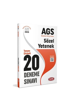 Ags Sözel Yetenek Tamamı Çözümlü 20 Deneme Sınavı Ags Sözel Yetenek Tamamı Çözümlü 20 Deneme Sınavı