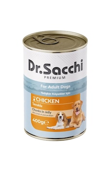Dr. Sacchi Tavuklu Köpek Konservesi 400 Gr