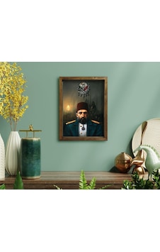 Bk Home Sultan Iı Abdülhamid Han Tasarımlı Doğal Masif Ahşap Çerç (551056506) Bk Home Sultan Iı Abdülhamid Han Tasarımlı Doğal Masif Ahşap Çerç (551056506)