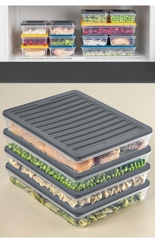 Orret Home 4 Adet Buzdolabı Organizeri, Buzdolabı İçin Çok Amaçlı Saklama Kabı, Fresh Box, Şeffaf Ve Ayarlanabilir, Gıdaları Taze Tutma Özelliği, Mutf Orret Home 4 Adet Buzdolabı Organizeri, Buzdolabı İçin Çok Amaçlı Saklama Kabı, Fresh Box, Şeffaf Ve Ayarlanabilir, Gıdaları Taze Tutma Özelliği, Mutf