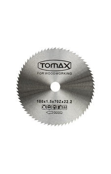 Tomax Ağaç Daire Testeresi Elmassız 180X1.5X22.2X70Z Diş Tomax Ağaç Daire Testeresi Elmassız 180X1.5X22.2X70Z Diş