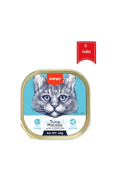 Wanpy Alutray Ton Balıklı Ve Morina Balıklı Yetişkin Kedi Konservesi 40 Gr X 6 Adet Wanpy Alutray Ton Balıklı Ve Morina Balıklı Yetişkin Kedi Konservesi 40 Gr X 6 Adet