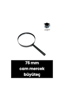 75 Mm Saplı Büyüteç Cam Mercek 75 Mm Saplı Büyüteç Cam Mercek