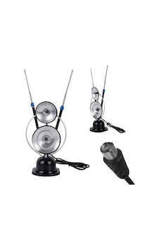 Powermaster PM-25023 Tv Üstü Eski Tip Karasal Yayın Anten Powermaster PM-25023 Tv Üstü Eski Tip Karasal Yayın Anten