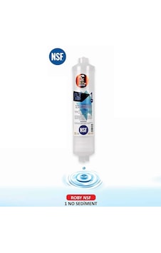 Roby 12'' İnline Kapalı Kasa Nsf 5 Mikron Şeffaf Sediment Filtre Roby 12'' İnline Kapalı Kasa Nsf 5 Mikron Şeffaf Sediment Filtre