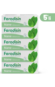 Gimdes Helal Sertifikalı Nane Ferahlığı Diş Macunu 5 Li Set