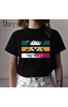 Noıssey Kırmızı Etiket Gala My Hero Academia T Shirt Unisex Model88 17237 Siyah Noıssey Kırmızı Etiket Gala My Hero Academia T Shirt Unisex Model88 17237 Siyah