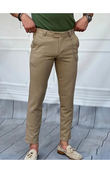 Modefendi Slim Fit Kalıp Düz Kumaş Pantolon Camel Modefendi Slim Fit Kalıp Düz Kumaş Pantolon Camel