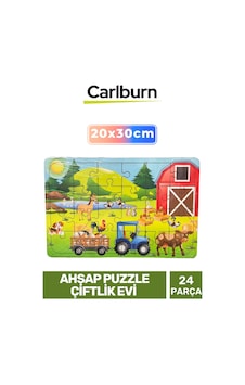 Özel Seri Eğitici Zeka Geliştirici Öğretici El Göz Koordinasyonu Ahşap Puzzle Çiftlik Evi - 24 Parça Özel Seri Eğitici Zeka Geliştirici Öğretici El Göz Koordinasyonu Ahşap Puzzle Çiftlik Evi - 24 Parça