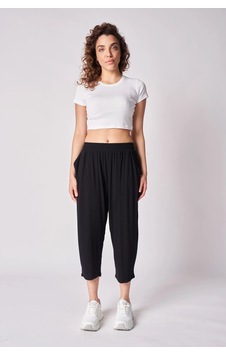 Defys Kadın Beli Lastikli Regular Fit Dikiş Detaylı Şalvar Pantolon Siyah - 625082534 Siyah Defys Kadın Beli Lastikli Regular Fit Dikiş Detaylı Şalvar Pantolon Siyah - 625082534 Siyah