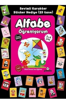 Alfabe Öğreniyorum - Sticlerlı 3+4 Yaş - Afife Çoruk - Panda Alfabe Öğreniyorum - Sticlerlı 3+4 Yaş - Afife Çoruk - Panda
