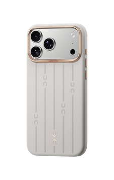 Apple Uyumlu iPhone 18 Pro Uyumlu Kılıf M-safe Şarj Özellikli Udemos Wind Wild Serisi Kapak Beyaz