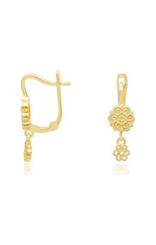 Tektaş - Altın 14 Ayar Çiçek Küpe Çocuk N11.18702 Tektaş - Altın 14 Ayar Çiçek Küpe Çocuk N11.18702