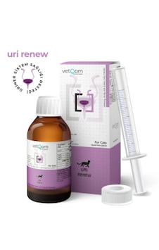 Vetqom Uri Renew Köpek İdrar Yolu Ve Mesane Destek Likit 120 Ml - Kızılcık Cranberry Katkılı Vetqom Uri Renew Köpek İdrar Yolu Ve Mesane Destek Likit 120 Ml - Kızılcık Cranberry Katkılı