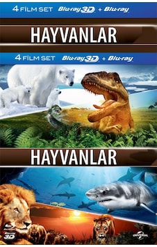 Blu Ray-Hayvanlar 3D 4 Disk Set Blu Ray-Hayvanlar 3D 4 Disk Set