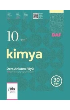 Eis 10.sınıf Kimya Ders Anlatım Föyü 30 Föy Eis 10.sınıf Kimya Ders Anlatım Föyü 30 Föy