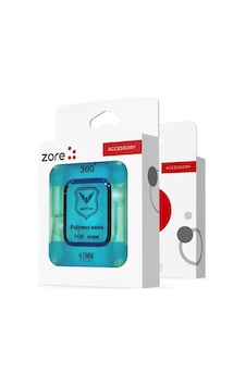 Apple Uyumlu  Watch 7 45mm Zore Polymer Nano Ekran Koruyucu + Kolay Uygulama Aparatlı