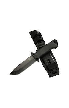 Tiger Tactical Htm 3321 A Siyah Outdoor / Survival Bıçak 27cm - Kauçuk Sap, Kılıflı, Kutulu Çok Renkli