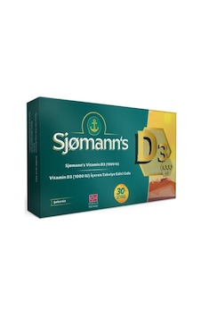 Sjomann's Vitamin D3 1000ıu 30 Çiğneme Tableti
