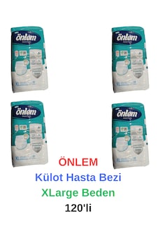 Önlem - Külot Yaşlı Yetişkin Hasta Bezi 120'li XL Önlem - Külot Yaşlı Yetişkin Hasta Bezi 120'li XL