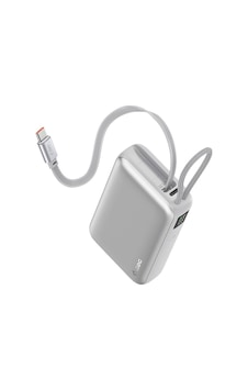 Ttec Recharger Pro Lcd 10.000mah Pd 35w Usb-c Makaralı Kablolu Taşınabilir Hızlı Şarj Aleti / Powerbank 2bb276 Gri Ttec Recharger Pro Lcd 10.000mah Pd 35w Usb-c Makaralı Kablolu Taşınabilir Hızlı Şarj Aleti / Powerbank 2bb276 Gri