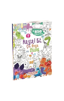 Hayal Et Çiz Boya ve Süsle 2- Yumurcak Yayınları Hayal Et Çiz Boya ve Süsle 2- Yumurcak Yayınları