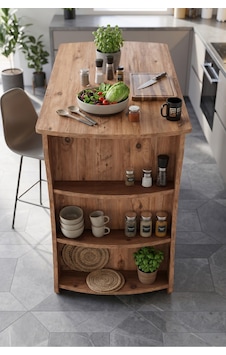 Mutfak Masası Mutfak Adası Ada Masa Bar Masası Kahvaltı Masası Raflı Çok Amaçlı Dolap Modern Masa 120x60 Cm 9836 Atlantik Çam Kahverengi Mutfak Masası Mutfak Adası Ada Masa Bar Masası Kahvaltı Masası Raflı Çok Amaçlı Dolap Modern Masa 120x60 Cm 9836 Atlantik Çam Kahverengi