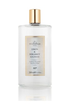 Misbahçe 80 Derece Limon Bergamot EDC Kolonyası Cam Şişe 200 ML Misbahçe 80 Derece Limon Bergamot EDC Kolonyası Cam Şişe 200 ML