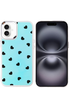 Zore Apple iPhone Uyumlu 16 Plus Kılıf Airbag Tasarımlı Sys Hadra Kapak - Kalp Kalp Zore Apple iPhone Uyumlu 16 Plus Kılıf Airbag Tasarımlı Sys Hadra Kapak - Kalp Kalp