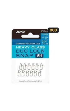 Bkk Duolock Snap-51 Maket Balık Klipsi 000 Bkk Duolock Snap-51 Maket Balık Klipsi 000