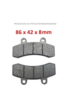 Motolux Ceo 110 -mtx 125 Ön Fren Disk Balatası Motolux Ceo 110 -mtx 125 Ön Fren Disk Balatası