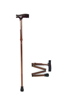 Wollex W927 Katlanır Baston Bronz Renk Aliminyum Asa Baston