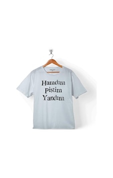 Hamdım Piştim Yandım Mevlana Mesnevi Tasavvuf Çocuk Tişört 001