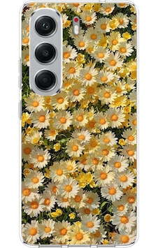 Tecno Camon 40 Pro Uyumlu Papatya Bahçesi Sulu Boya Baskılı Silikon Kılıf Renkli