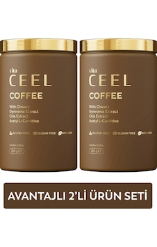 2'li Hindiba, Gimneya, Chia Extract, L-karnitim İçeren Kahve Çözünebilir 2'li Hindiba, Gimneya, Chia Extract, L-karnitim İçeren Kahve Çözünebilir