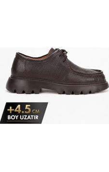 Fame Step Hakiki Deri Erkek Casual Ayakkabı +4.5 Cm Boy Uzatan Kalın Taban Günlük Bağcıklı Comfort Vicenza Kahve Kahverengi Fame Step Hakiki Deri Erkek Casual Ayakkabı +4.5 Cm Boy Uzatan Kalın Taban Günlük Bağcıklı Comfort Vicenza Kahve Kahverengi